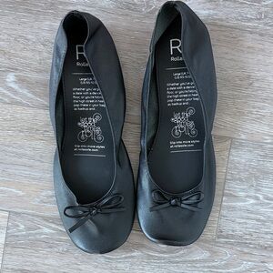 ROLLA'S Black Women's Flats with Bow Detail